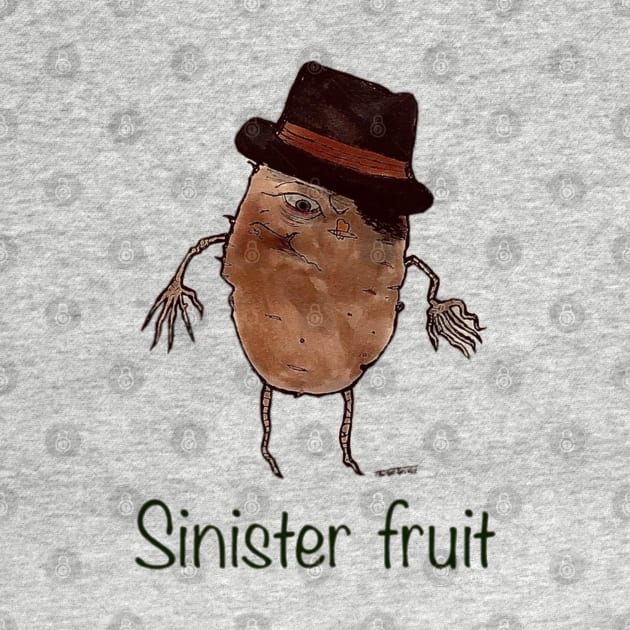 Sweet Potato with Fedora by Sinister Fruit